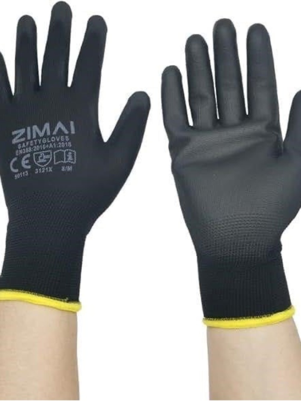 ZIMAI Safety Work Gloves Size XL 12 Pairs